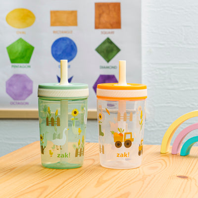 Silly Goose and Harvest Kelso Kids Leak Proof Tumbler with Lid and Straw - 15 Ounces