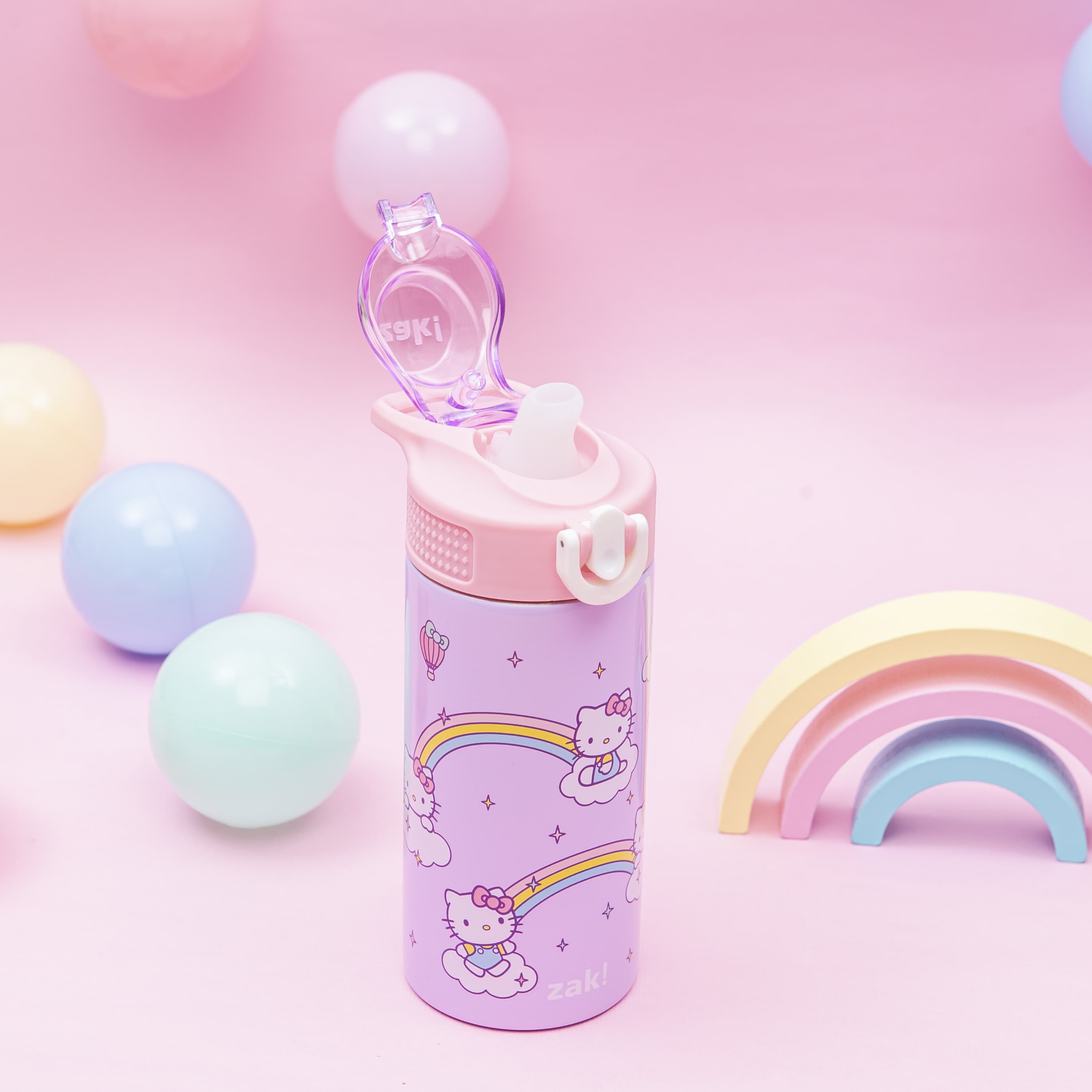 Sage Kids Insulated Water Bottle - Hello Kitty, 14 ounces