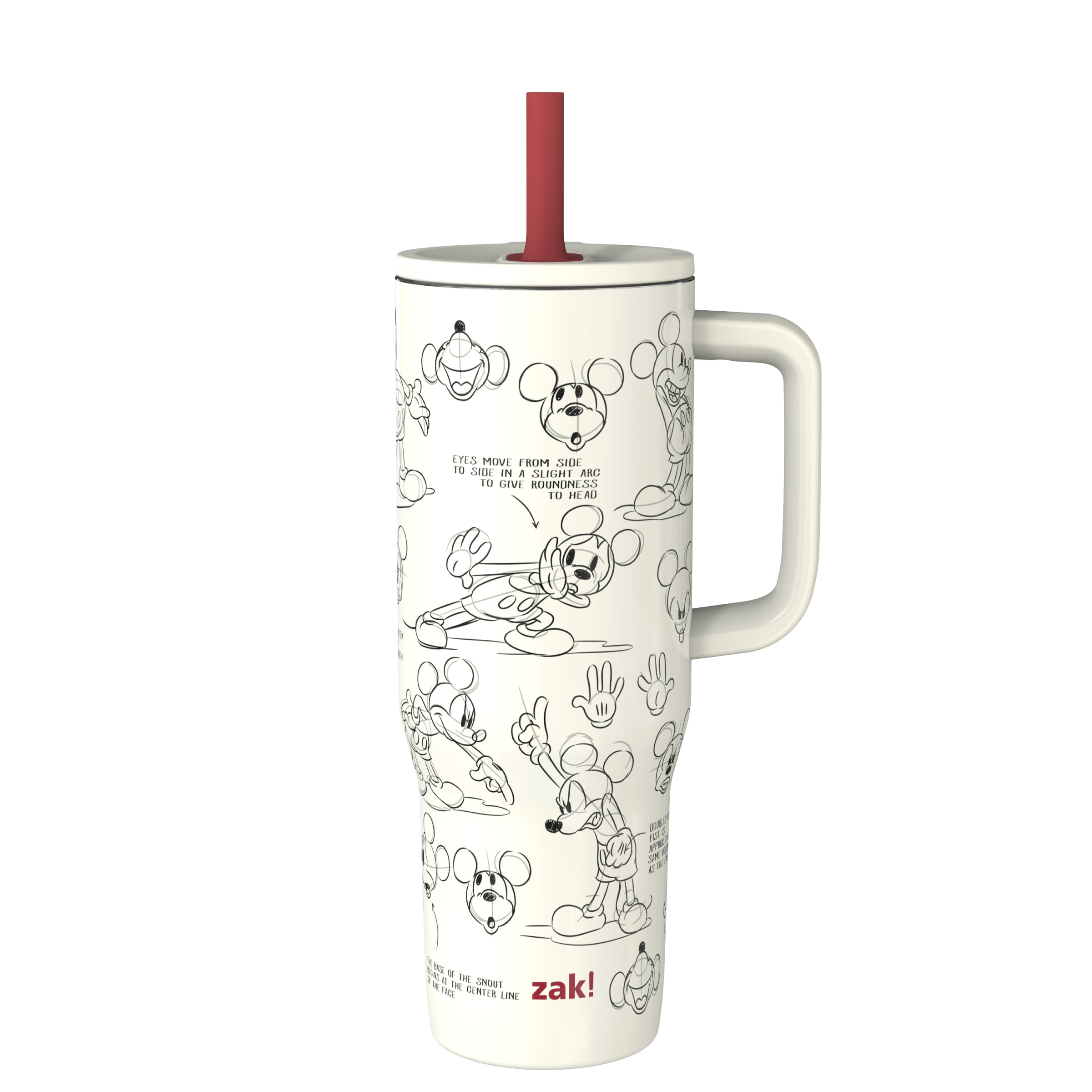 Sutton Insulated Straw Tumbler with Splash-Proof Lid - Mickey Mouse, 30 ounces