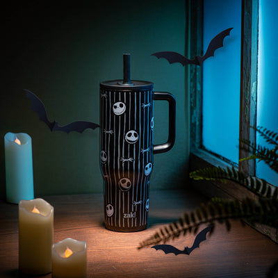 Sutton Insulated Straw Tumbler with Splash-Proof Lid - The Nightmare Before Christmas, 30 ounces