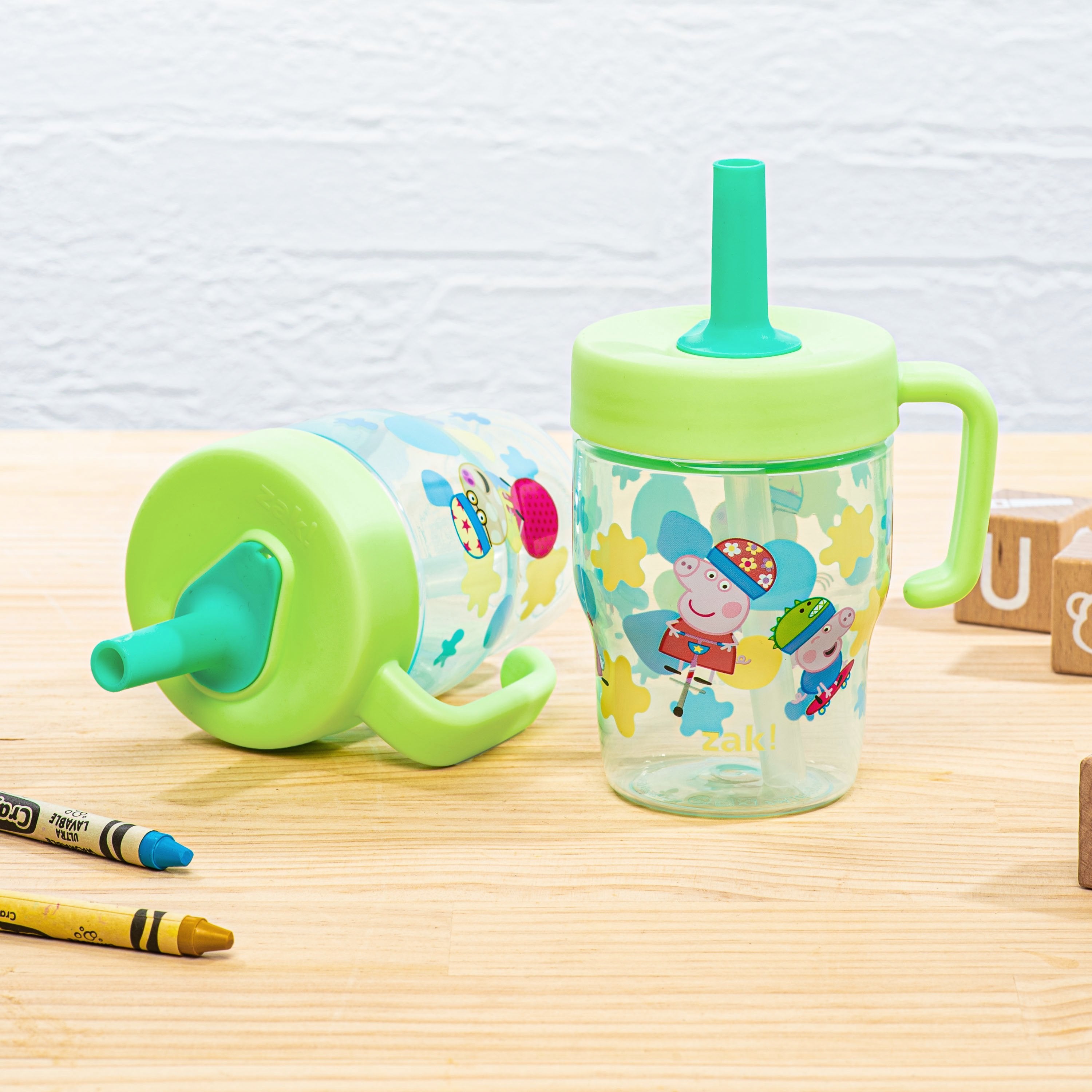Peppa Pig Capri Toddler Leak Proof Tumbler Set with Handle