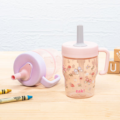 Springtime Capri Toddler Leak Proof Tumbler Set with Handle