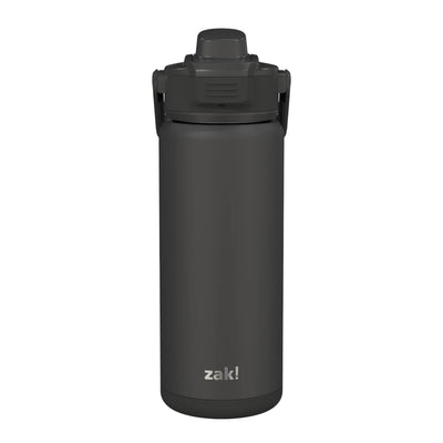 Beacon Stainless Steel Insulated Kids Water Bottle with Covered Spout - Ebony, 20 Ounces
