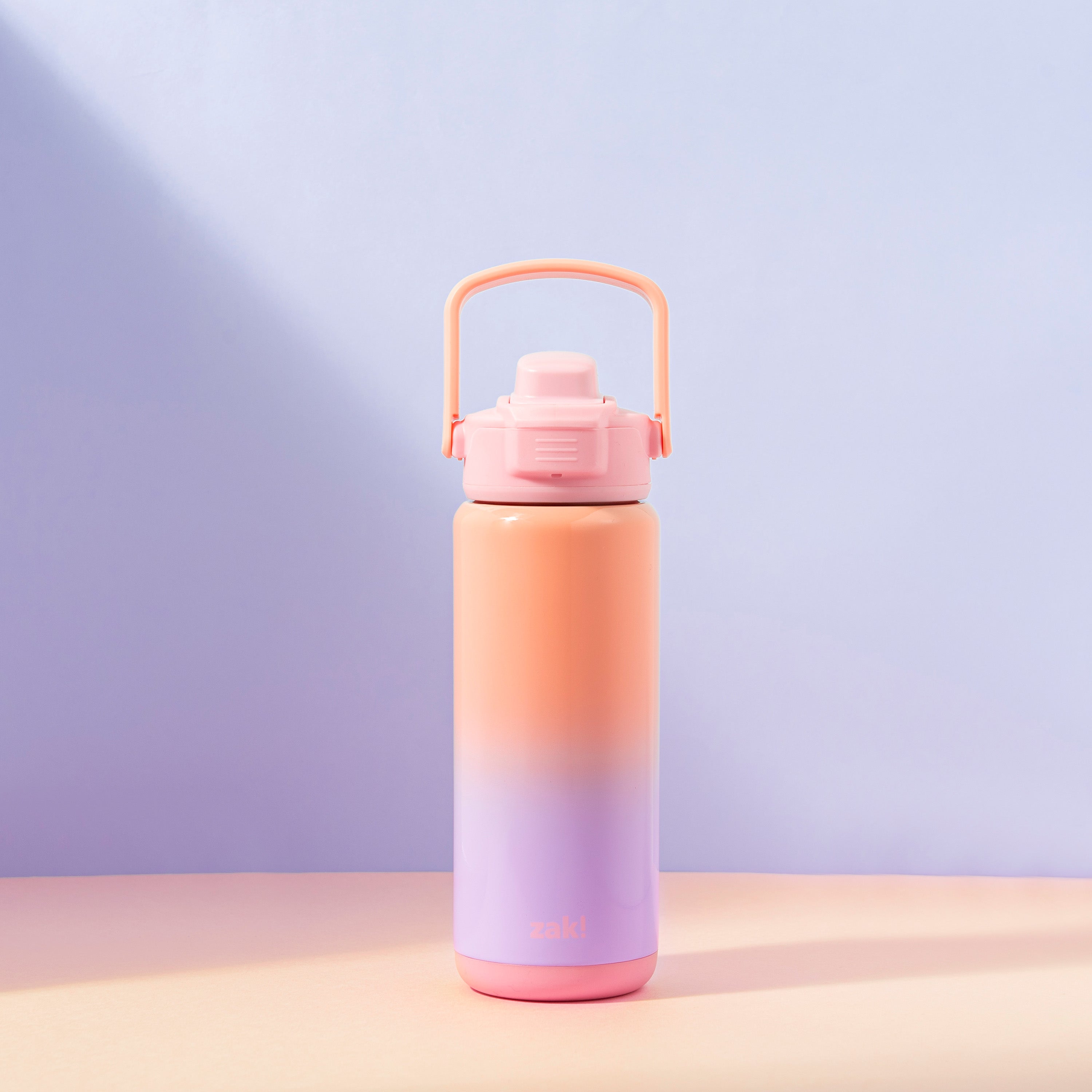 Beacon Stainless Steel Insulated Kids Water Bottle with Covered Spout - Ombre Lavendar, 20 Ounces