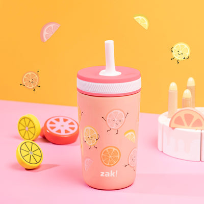 Kelso Kids Insulated Straw Tumbler - Happy Fruit, 12 Ounces