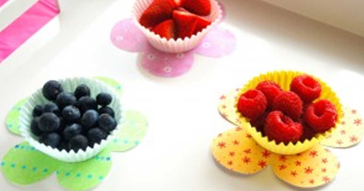Flower Snacks: A Great Snack Idea - Kids Snack Ideas