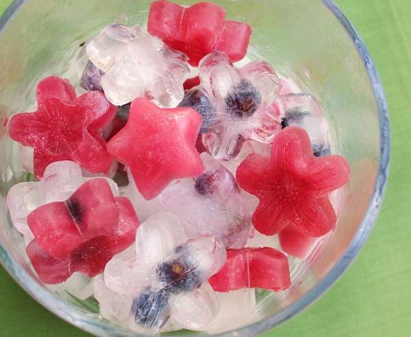colorful ice