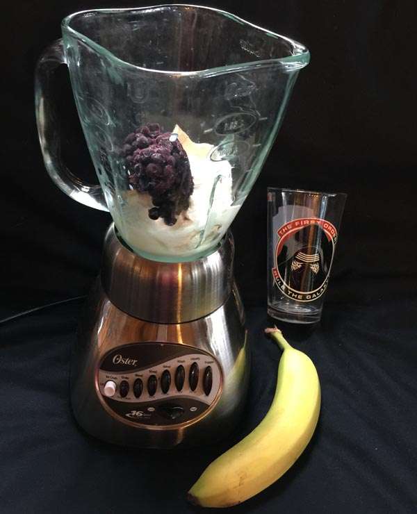 blender of ingredients