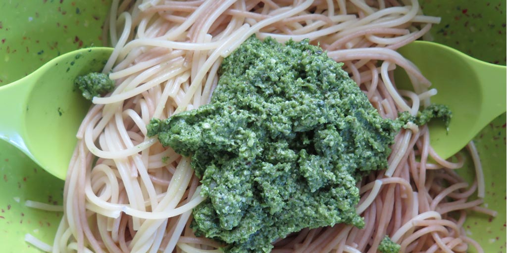 Spinach Basil Pesto Recipe