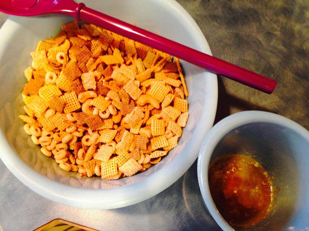 Cheery Chex Party Mix Recipe