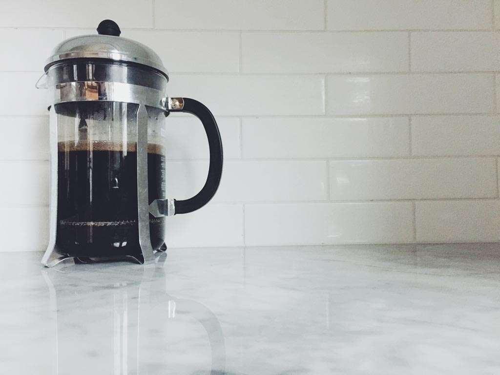coffee in french press
