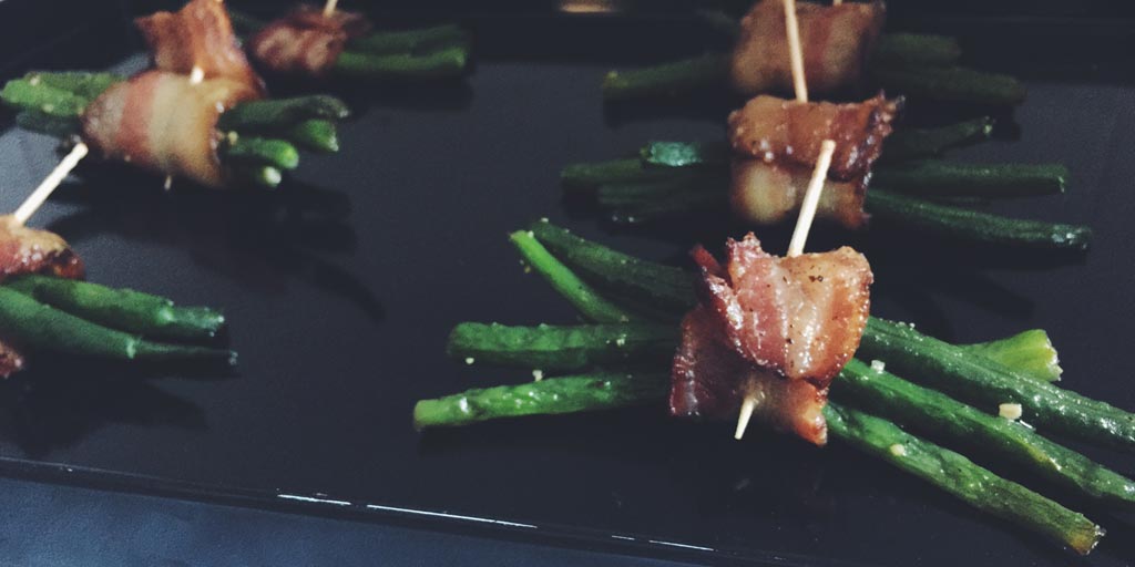 Bacon Wrapped Green Bean Bundles