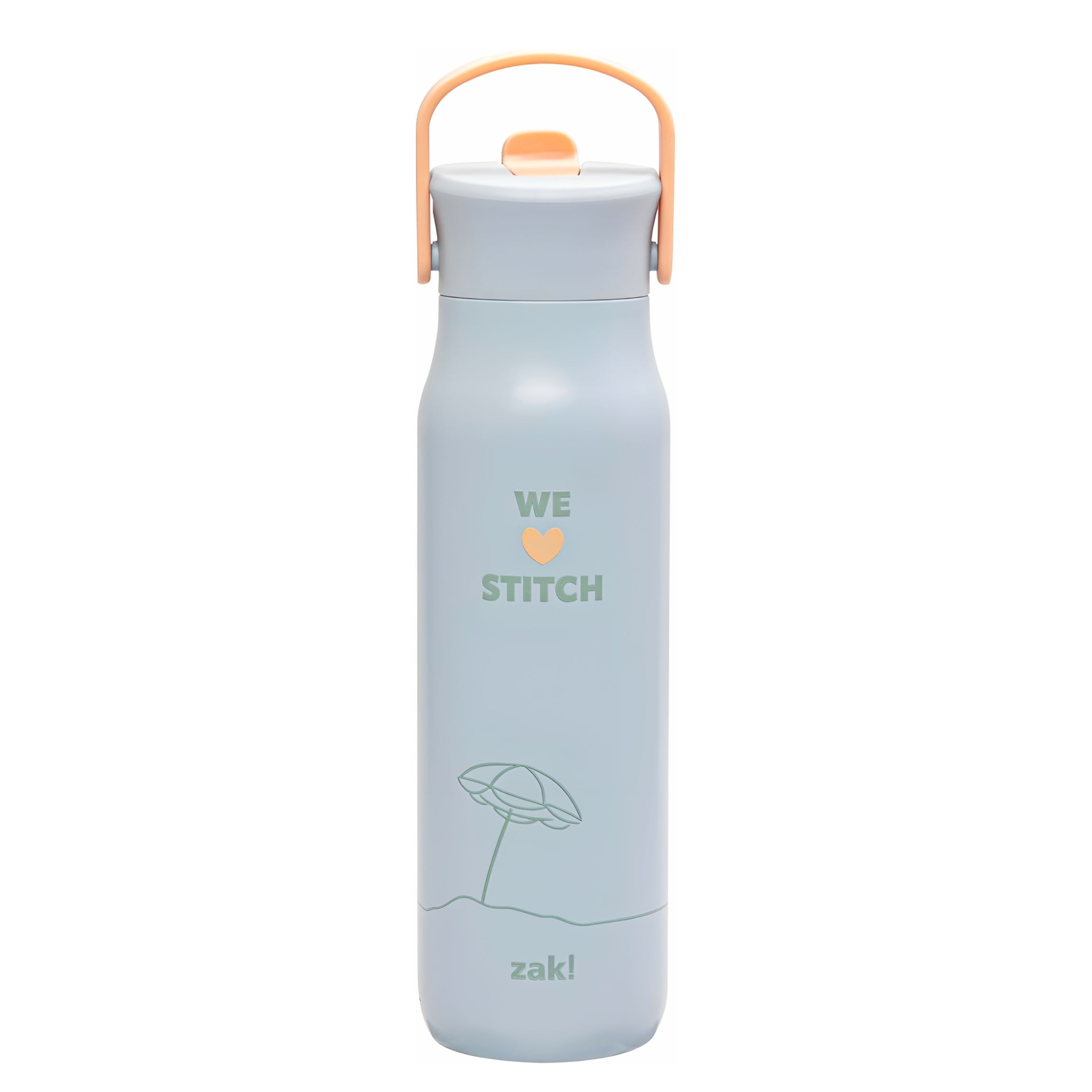 Harmony Stainless Steel Insulated Water Bottle with Flip-Up Straw Spout - Lilo & Stitch, 32 ounces