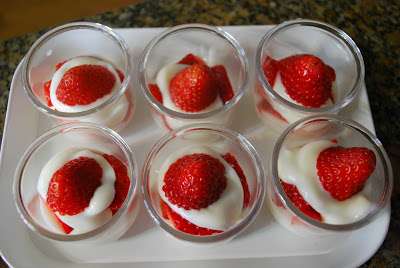 strawberry and yogurt