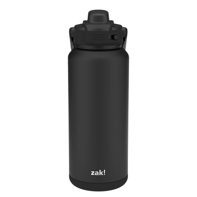 Beacon Insulated Water Bottle with Covered Spout - Ebony, 32 ounces