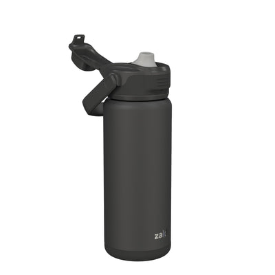 Beacon Stainless Steel Insulated Kids Water Bottle with Covered Spout - Ebony, 20 Ounces