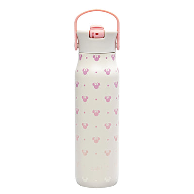 Harmony Stainless Steel Water Bottle with Flip-Up Straw Spout - Minnie Mouse, 32 ounces