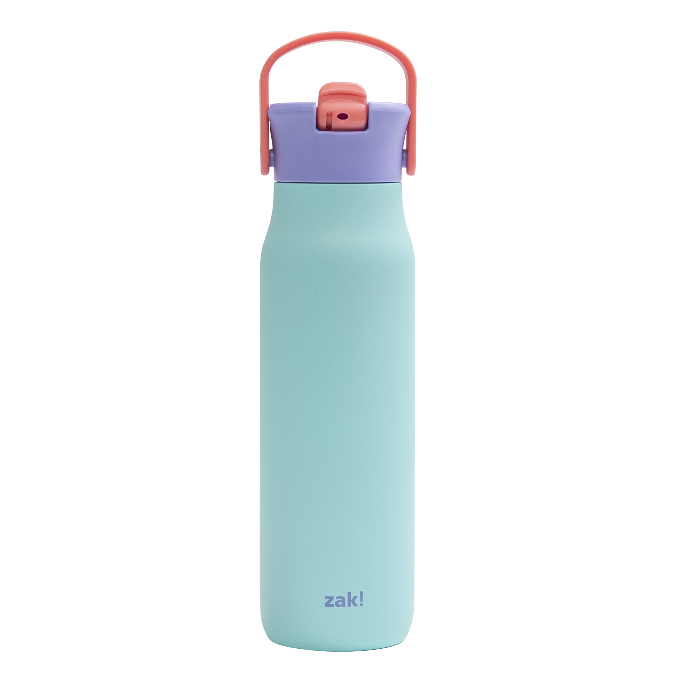 Harmony Stainless Steel Water Bottle with Flip-Up Straw Spout - Mint Ice Cream, 32 ounces